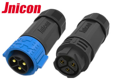 Kablo Kabloya Suya Dayanıklı Erkek Dişi Konnektör M25 3 Pin İtmeli kilitleme