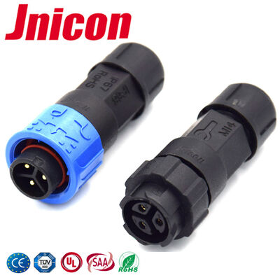 Jnicon M16 300V 10A Düşük Voltajlı Tel Bağlantıları Su geçirmez Hızlı Güç Bağlantısı