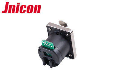 LED Ekran RJ45 Panel Montajlı Suya Dayanıklı Konektör IP65 PCB Kurulu UL Onaylı
