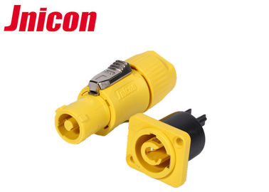 Powercon Suya Dayanıklı Priz, Sarı IP44 Suya Dayanıklı 3 Pimli Priz