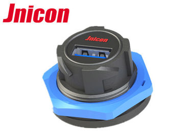 Overmold Kablo ile Hızlı İletim Sinyali Su geçirmez USB Konektörü B Tipi Mikro USB