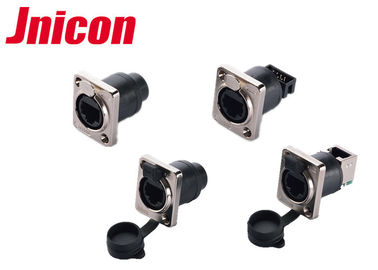 8 Pinli RJ45 Suya Dayanıklı Konektör Metal Muhafaza, IP65 Suya Dayanıklı Cat5e Konnektörler