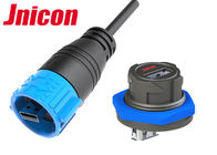 Dişi Dairesel USB Konektörü 9 Pin 5A Özelleştirilmiş Kabloyla Kilitleme