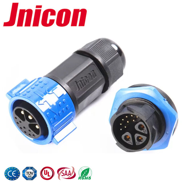 M25 3+9Pin IP67 Bağlantıları Su geçirmez Su geçirmez 300V Bağlantısı 12 Pin ODM