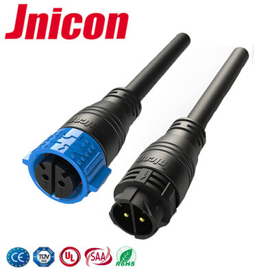 M25 IP67 Kablo Bağlantısı 600V Erkek Kadın Bağlantısı 2 Pin Yaşlanmaya Dirençli