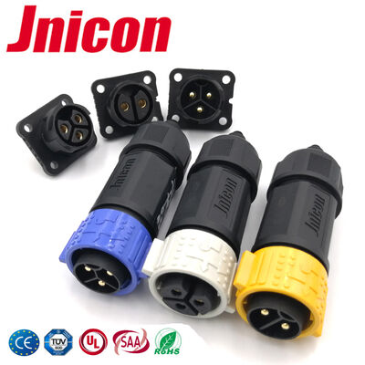 Hızlı Kilit IP67 Güç Bağlantıları M25 600V Su geçirmez Multi Pin Plug Soket