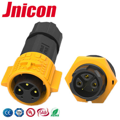 20A Su Geçirmez Yuvarlak Konnektör IP67 RoHS 3+2 Pin 300V Kablo Kart Konnektörü